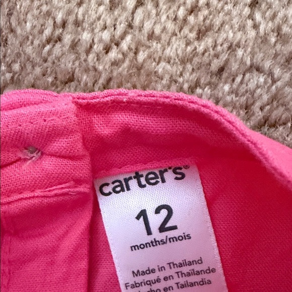 Carter's Bright Pink Long Sleeve Dress - Picture 2 of 3